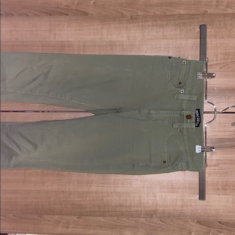 Olive jeans